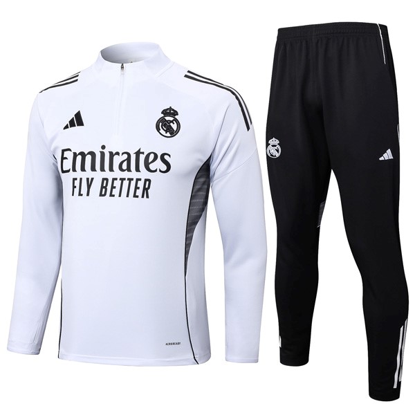 Sudadera De Training Real Madrid 2025-2026 Blanco 3